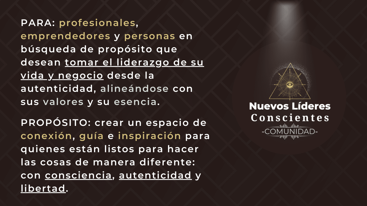 para quien y proposito de la comunidad